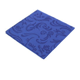 Serviette Damascato en Airlaid Bleu 40x40cm (1000 Unités)