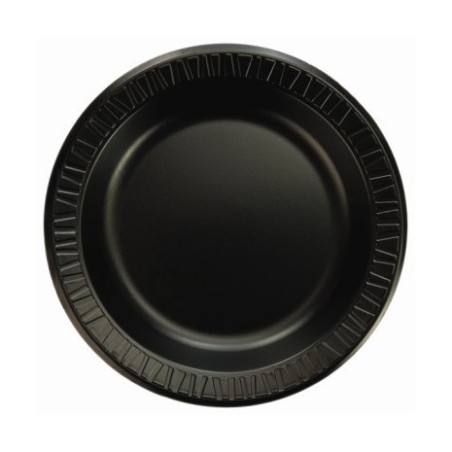 Assiette Thermique FOAM "Quiet Classic" Stratifié Noir Ø150mm (125 Utés)