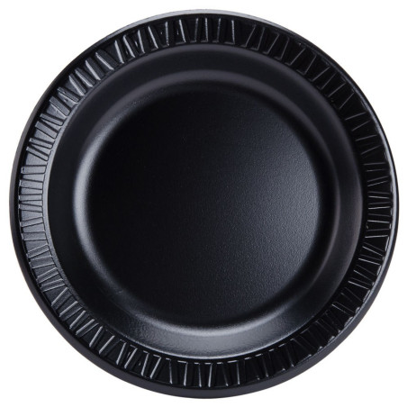 Assiette Thermique FOAM "Quiet Classic" Stratifié Noir Ø230mm (500 Utés)