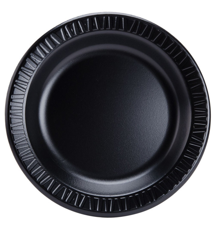 Assiette Thermique FOAM "Quiet Classic" Stratifié Noir Ø260mm 