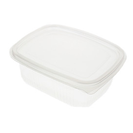 Plastic scharnierende Deli-Container microgolfbaar PP 750ml (50 stuks) 