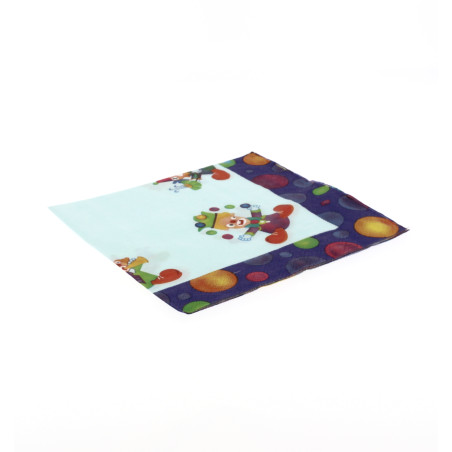 Papieren servet Clown Design 33x33cm (20 stuks) 