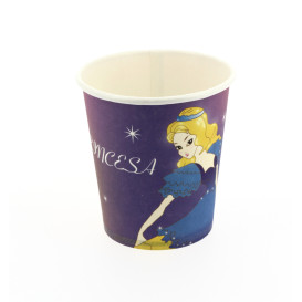 Verre carton princesse 200ml (25 Unités)