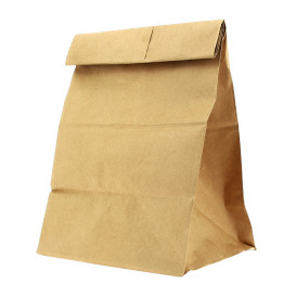 Sac en papier KRAFT sans anses 18+12x29cm (25 Unités)