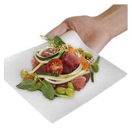 Assiette Wasara Biodégradable Kaku XL 246x246x60 mm (100 utés)