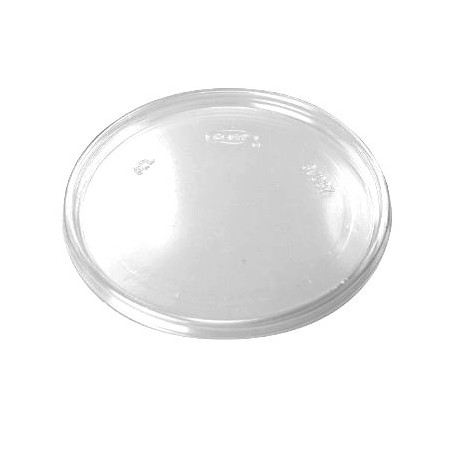 Couvercle Plat Plastique Transparent Ø11cm (100 Utés)