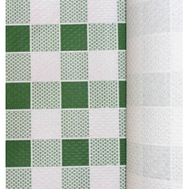 Nappe en papier en Rouleau Carré vert 1x100m 40g (1 Unité)