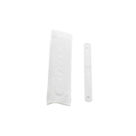 Plastic PS koffie roerder verpakt transparant 9cm (2500 stuks)