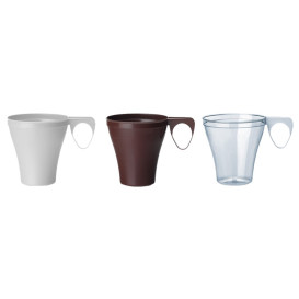 Tasse Plastique Dur Marron 80ml (1.200 Unités)