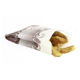 Sac Pour Churros Ingraissable 18+7x32 cm (250 Utés)