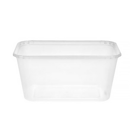 Barquette en Plastique PP Transparente 1.000ml (25 Utés)