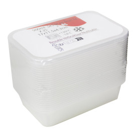 Plastic deli Container PP Rechthoekige vorm 500 ml (50 stuks) 