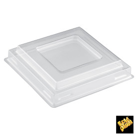 Couvercle Verrine "Square" Transp. PET 90 ml (25 Utés)