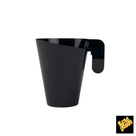 Tasse plastique Design Noir 155ml (144 Unités)