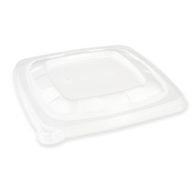 Plastic Deksel PP transparant voor Kom 15x15cm 