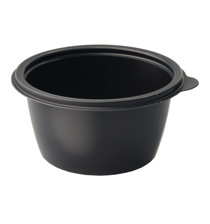 Pot en Plastique PP Noir 500cc Ø13cm 