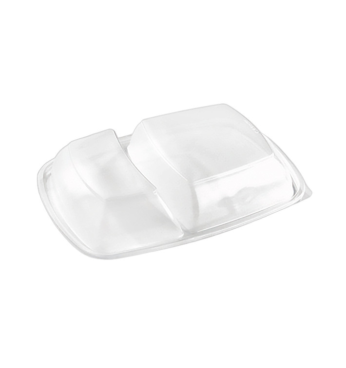 Plastic Deksel voor Deli Container PP Rechthoekige vorm 2C zwart 28x20cm 