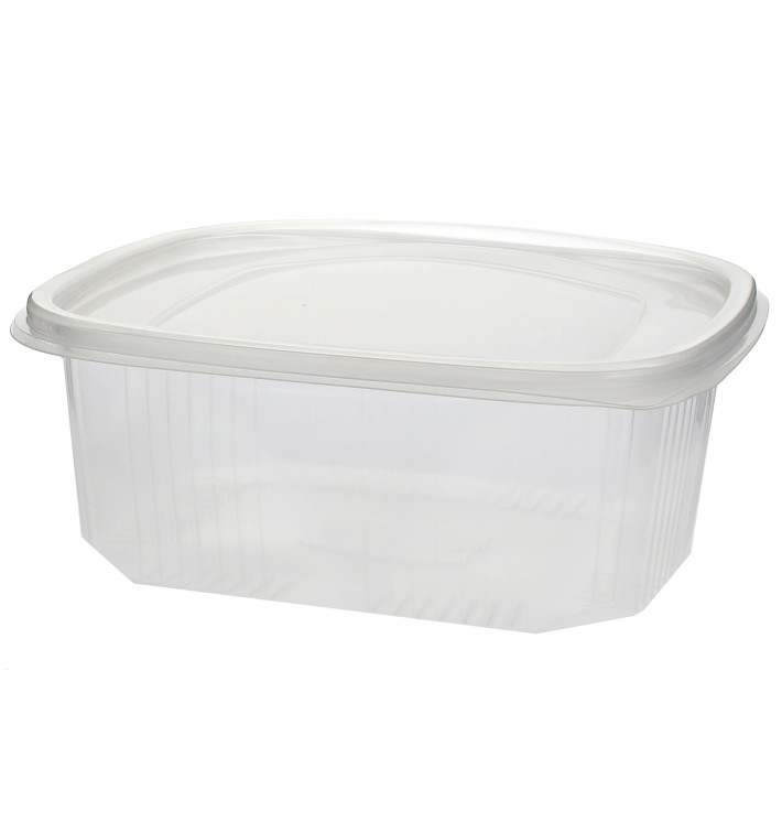 Plastic scharnierende Deli-Container microgolfbaar PP 1000ml 