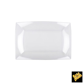 Plateau Plastique Transp. Nice PS 280x190mm (12 Utés)