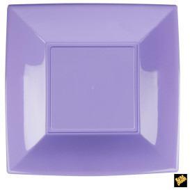 Assiette Plastique Réutilisable Plate Lilas PP 290mm (144 Utés)