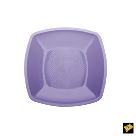 Assiette Plastique Réutilisable Plate Lilas  PP 230mm (300 Utés)