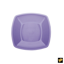 Assiette Plastique Réutilisable Plate Lilas  PP 180mm (300 Utés)