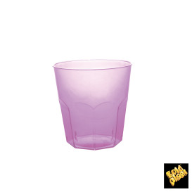 Verre Plastique Violet Transp. PS Ø73mm 220ml (1000 Utés)