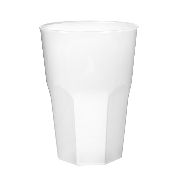Plastic beker voor Cocktail PP transparant Ø8,4cm 350ml (20 stuks) 