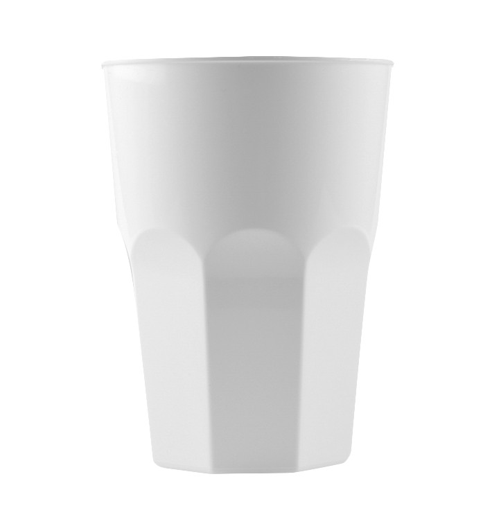 Verre Plastique à Cocktail Blanc PP Ø84mm 350ml (420 Utés)