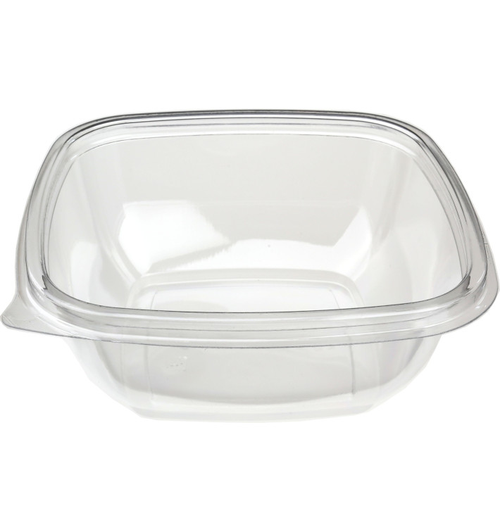 Bol en Plastique Carré PET 250ml 125x125x40mm (50 Utés)