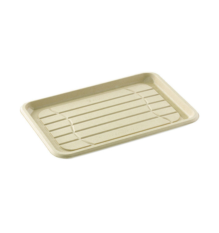 Plateau Bio en Canne à Sucre 350x240mm (25 Unités)