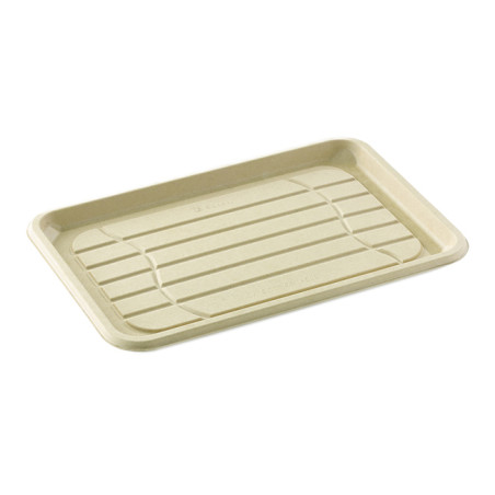 Plateau Bio en Canne à Sucre 35x24cm (25 Unités)