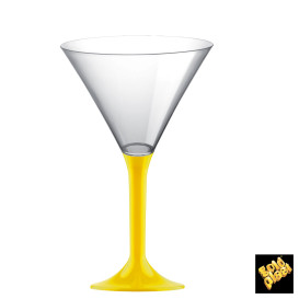 Plastic stamglas Cocktail geel 185ml 2P (200 stuks)