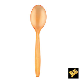 Cuillère Plastique PS Premium Orange 190mm (50 Utés)