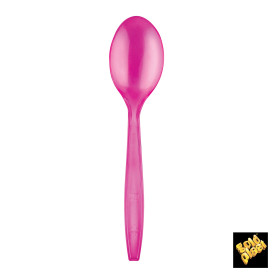 Cuillère Plastique PS Premium Fuchsia 190mm (1000 Utés)