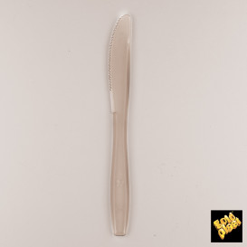 Plastic PS mes  Premium beige 19cm (1000 stuks)