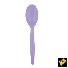 Plastic lepel  PS "Easy" lila 18,5 cm (500 stuks)