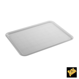 Plat Tray Rectangulaire Transparent 37x50cm (4 Utés)