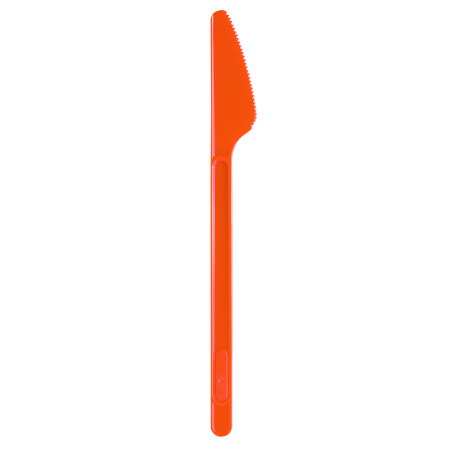 Couteau Plastique Orange PS 175mm (600 Unités)