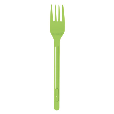 Fourchette Plastique PS Vert citron 175mm (600 Unités)