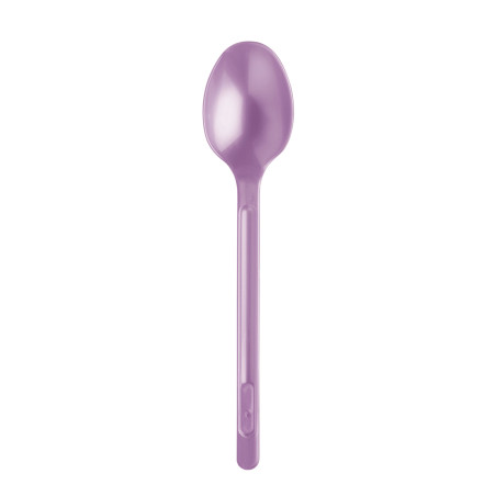 Cuillère Plastique Lilas PS 175mm (20 Unités)