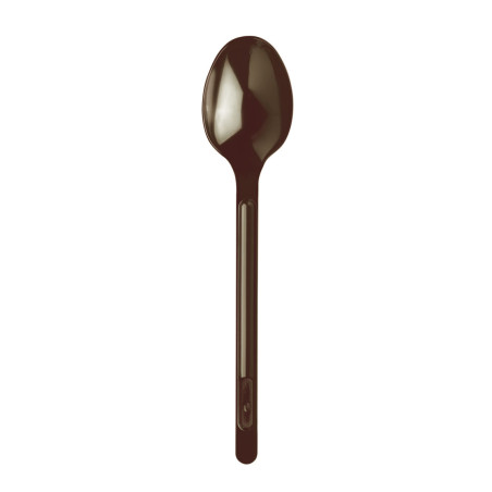 Cuillère Plastique PS Chocolat 175mm (20 Unités)