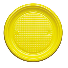 Assiette Plastique Plate Bleu Foncé PS 220mm (780 Unités)