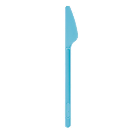 Couteau Plastique PS Turquoise 175mm (600 Unités)