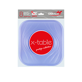 Assiette Plastique PP "X-Table" Violet 230mm (120 Utés)