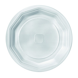 Assiette Plastique PP Creuse Blanc "Deka" 220mm (100 Utés)