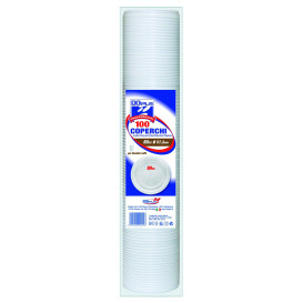 Couvercle Plastique PS Gobelet 80/100ml Ø5,7cm (100 Utés)