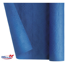 Papieren tafelkleed rol donkerblauw 1,2x7m (1 stuk)