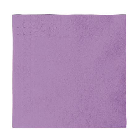 Serviette Papier 2 épaisseurs Lilas 33x33cm (50 Unités)