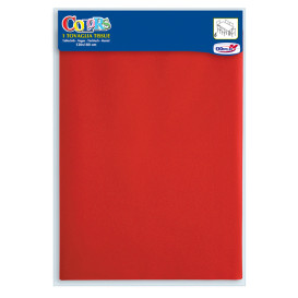 Set de Table papier rouge 1,2x1,8m (24 Utés)